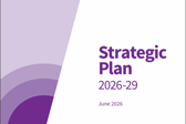 Front cover of Strategic Plan 2026-29 dated June 2026 includes HM Inspectorate of Prosecution in Scotland logo